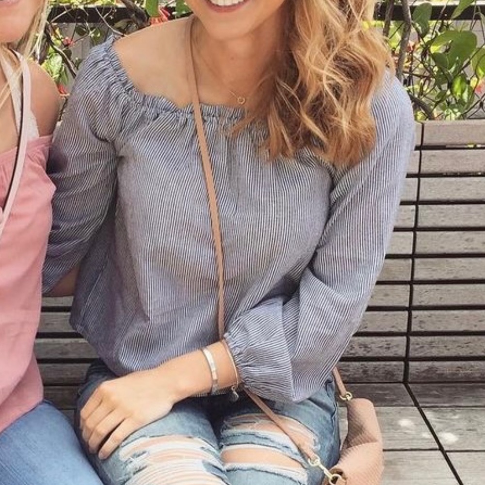 Brandy Melville Off the Shoulder Blouse